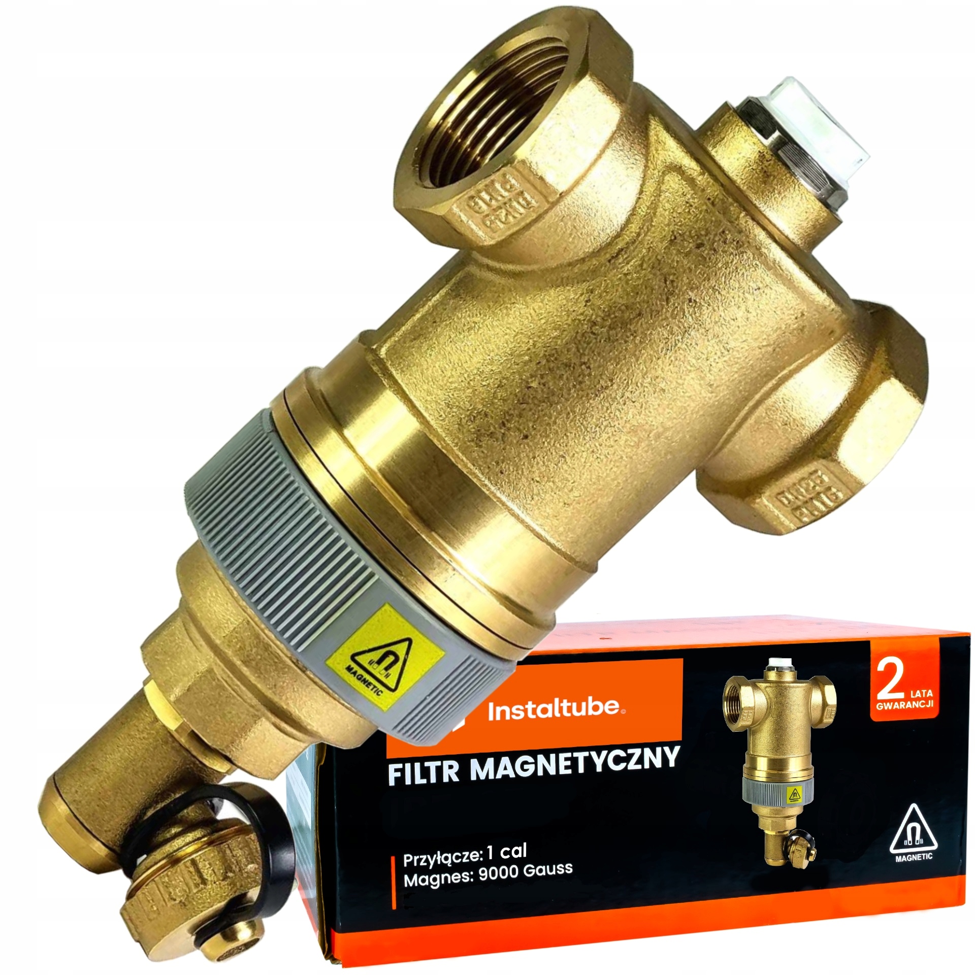 MAGNETICKÝ FILTER, ODDELOVAČ ZNEČISTENIA, KLIMÁČ ZBERU, 1" DN25